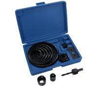 Kit trapano taglierina rotonda seghetto circolare 16 pezzi con pergolato e cu...