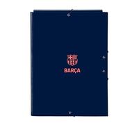 Safta Cartella portadocumenti KIT TRASFERTA FCBARCELONA – 3 alette, ideale per bambini, 26x36,5 cm
