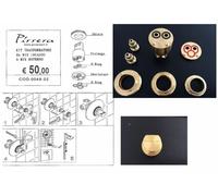 Kit trasformazione da mix doccia incasso a esterno colonna pannello cartuccia un