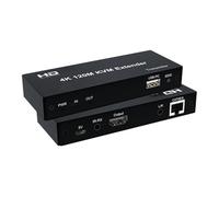 Kit trasmettitore e ricevitore KVM Extender 4K 30Hz 120M su cavo RJ45 Cat5e/6 compatibile con HDMI, USB 60M, supporto mouse e tastiera(4k 120M)