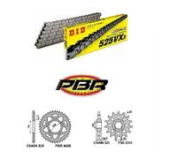 KIT TRASMISSIONE BENELLI TRK/502 500 2017 2018 KIT CATENA CORONA PIGNONE DID PBR