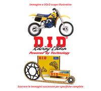 SUZUKI RM RB 80 KIT PASSO MODIFICATO CON CATENA DID 428NZ CORONA ALLUMINIO 1986