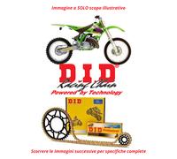 KIT TRASMISSIONE DID PROFESSIONAL CATENA CORONA PIGNONE KAWASAKI 250 KX 1992