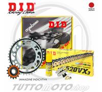 KIT TRASMISSIONE CATENA CORONA PIGNONE DID PREMIUM SUZUKI GSR 600 2006 2007 2008