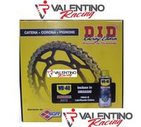 KIT TRASMISSIONE CATENA CORONA PIGNONE HONDA XL 650 V TRANSALP 2000>2007