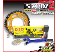 KIT TRASMISSIONE CATENA DID CORONA ARANCIONE PIGNONE KTM EXC 200 2004 2005 2006