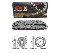 KIT TRASMISSIONE CATENA EK 525 CORONA PIGNONE HONDA CBR 600 RR 03/06 SPRAY