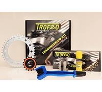 Kit trasmissione catena professionale TROFEO compatibile con X-ADV 750 DCT 2017-2018 - 2019-2020 - 2021 con spazzola catena