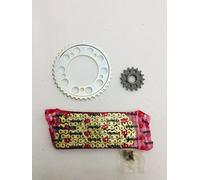 KIT TRASMISSIONE CATENA TRANSMISSION CHAIN HONDA CBF 1000 F DAL 2011 AL 2012