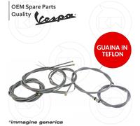 KIT TRASMISSIONE COMPLETO CAVI GUAINA GRIGIA PIAGGIO VESPA PXE ARCOBALENO 150