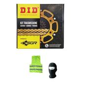 KIT TRASMISSIONE DID SGR PIGNONE CORONA ACCIAIO E CATENA S-AC 15-48-118 CON CATENA DID525VX COMPATIBILE CON HONDA XL V Transalp 650 per anno 2000 al 2007 SPECIFICA PER MOTO