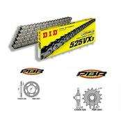 KIT/TRASMISSIONE HONDA CBF/500/ABS 04 08 CATENA DID525VX3 CORONA 41 PIGNONE 15