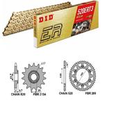 KIT/TRASMISSIONE HONDA CRF-R 450 2005/2017 CATENA DID 520 ERT3 CORONA PIGNONE