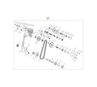 KIT TRASMISSIONE PER MOTOZAPPA ORIGINALE EMAK L66151265