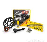 KIT TRASMISSIONE PER YAMAHA 700 XSR 700 2016-2017 DID BY OGNIBENE 376058000