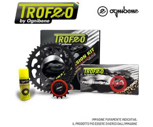 KIT TRASMISSIONE TROFEO CATENA PIGNONE CORONA 14-48 YAMAHA 250 WR 250 W 98-99