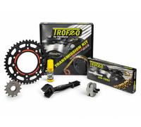 KIT TRASMISSIONE TROFEO HONDA CB 600 HORNET MOD.RAPP 525 TRX2 14/42 110 MAGLIE