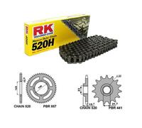 KIT/TRASMISSIONE YAMAHA XTZ/660/TENERE 1991-1995 CORONA PIGNONE CATENA RK 520H