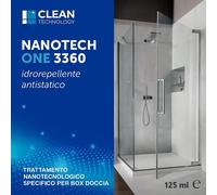 Kit Trattamento Professionale Nanogel + Anticalcare Nanotech One 3360 per Vetri,