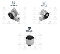 KIT TRE SUPPORTI DIFFERENZIALE POSTERIORE (KS14635) FIAT PANDA 169 PANDA 312 4X4