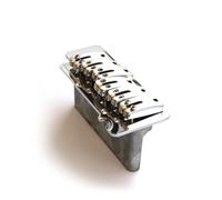 Kit Tremolo Stratocaster Strat Con Sella A Rullo Ponte Strat A 2 Punti - Cromo