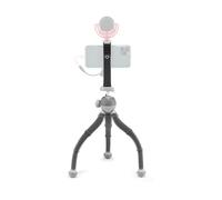 Joby Kit PodZilla Treppiede Flessibile Grande Grigio + Supporto GripTight 360 per Smartphone