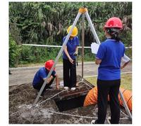 Kit Treppiede per Heavy-Duty per Salvataggio di Spazio Confinato - 1200/1800/2500 libbre argani, Apparecchiature portatili di Protezione Anticaduta e Sicurezza per Soluzioni Industriali di Emergenza