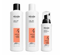 Kit Trifasico Nioxin Sistema 4 Shampoo 300ml Balsamo 300ml Trattamento 100ml