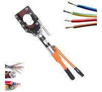 Kit tronchese idraulico portatile, forbici idrauliche per il taglio di cavi, per cavi armati in rame e alluminio fino a 50-95 mm in progetti di ingegneria elettrica e costruzione(85mm)