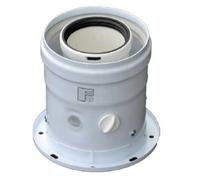 Kit tronchetto coassiale 60/100 partenza verticale caldaie condensazione Ferroli