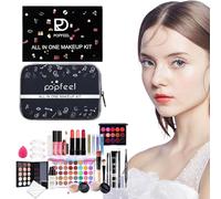 Kit trucco completo, kit trucco per principianti,Il pacchetto trucco da 27 pezzi/set include rossetto ombretto - Set di trucco da donna Set di trucco completo, kit di trucco portatile Set di cosmetici