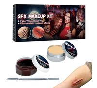 Kit Trucco Ferite 2 in 1 Modellazione Finta e Body Painting Spaventoso