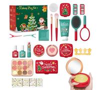 Kit Trucco Finto Per Bambini - Set Cosmetici Giocattolo Per Il Natale Dei Più Piccoli | Gioco Di Simulazione Realistico Per Feste Asilo E Bambine - Bambine 3 4 5 Anni Giochi