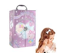 Kit Trucco Lavabile Per Ragazze - Set Da Gioco Cosmetico Sicuro Per Bambini, Set Di Giocattoli Per Trucco Vero Gioco Di Finzione, Kit Trucchi Sani Per Bambine, St D Bellezza Regalo D Compleanno Per