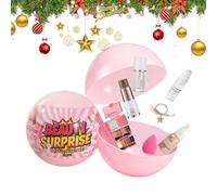 Kit Trucco Per Adolescenti | Palette Di Cosmetici Design Nastro E Palla Di Natale | Set di Trucco per Natale - Per Compleanno Scena Performance Incontri Per Donne Adolescenti Mè