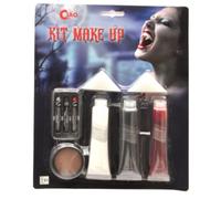 Kit trucco teatrale da vampiro con colori fondotinta e applicatori