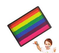 Kit Trucco Viso | Palette Arcobaleno Per Il Viso,Trucco ad 6 Colori per Concerti Carnevale Matrimoni Compleanni Feste Bambini Natale Cosplay e Teatro Adulti