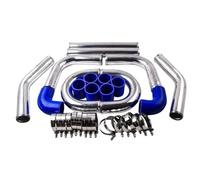 Kit tubazioni turbo intercooler in alluminio compatibile con sistemi con diametro esterno da 2,5 pollici 63 mm e diametro esterno da 3 pollici 76 mm(2.5inch)
