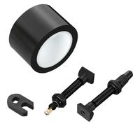 Zipp Tubeless 23 Mm/2 Universal Valves 100 Mm/1 Valve Core Wrench Rim Tape Nero