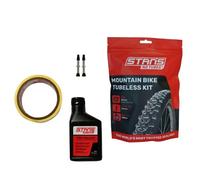 Stans No Tubes Mountain 33 Mm Tubeless Kit Trasparente Multicolor