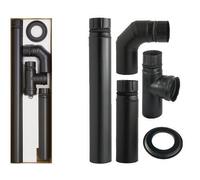 KIT TUBI ALA PELLET ECO PER STUFE RISCALDAMENTO FUMISTERIA CANNE FUMARIE