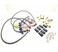 KIT TUBI FRENI DIRETTI ANTERIORI/POST GRIGI ATTACCHI ORO KAWASAKI Z 750 2013
