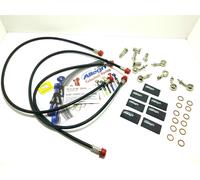 KIT TUBI FRENO ANTERIORI E POST. NERI ATTACCHI GRIGIO KAWASAKI Z 1000 2005 2006