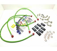 KIT TUBI FRENO ANTERIORI E POST. VERDE ATTACCHI GRIGIO KAWASAKI 1000 Z 2010 2011