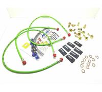 KIT TUBI FRENO ANTERIORI E POST. VERDE ATTACCHI ORO KAWASAKI Z 1000 2003 2004