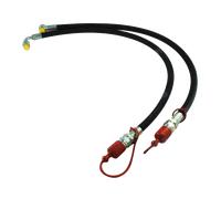 KIT TUBI PER TERZO PUNTO IDRAULICO CON FASTER PER VALVOLE 3/8 + RACCORDI TRATTOR