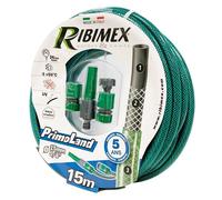 Kit tubo acqua Ribimex 15m Ø15mm con lancia regolabile