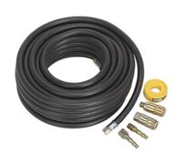 Aria Kit Tubo 15m X Ø8mm Con Connettori - Sealey AHK01 Nuovo