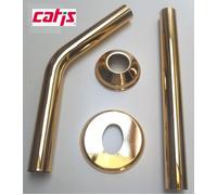 KIT TUBO CANOTTI DI SCARICO PER CASSETTA CATIS DORATO - BAGNO ORO 24KT