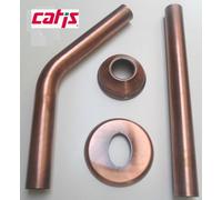 KIT TUBO CANOTTI DI SCARICO PER CASSETTA CATIS RAMATO - RAME
